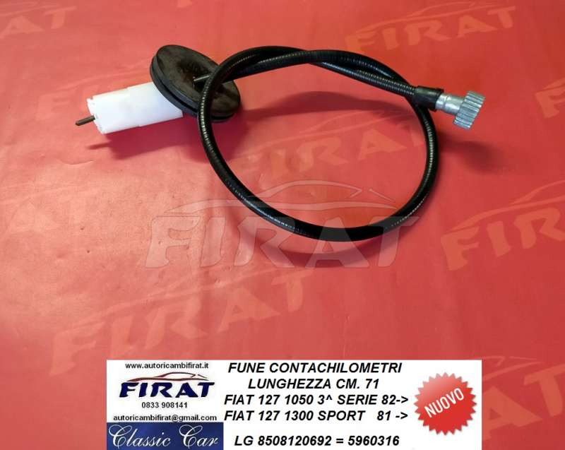 FUNE CONTACHILOMETRI FIAT 127 1050 -1300 SPORT 5960316